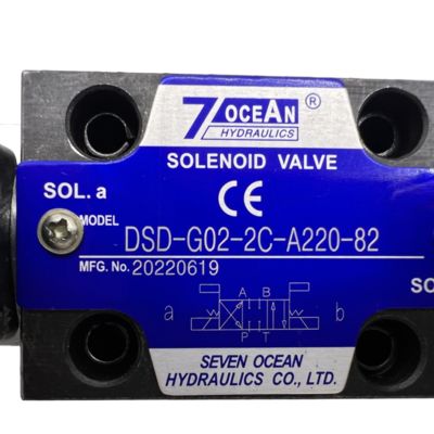 7ocean DSD-G02-2C-A220-82 Πνευματική Ηλεκτροβαλβίδα Υδραυλική Ηλεκτροβαλβίδα
