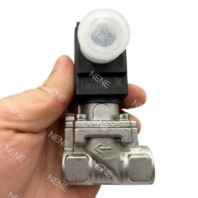 00322544/00322545/00322546 Βαλβίδα με ηλεκτρομαγνητική λειτουργία από ανοξείδωτο χάλυβα G3/8 Τύπος 6281 0.2-16bar -30~+90℃