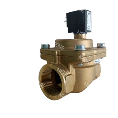 Βαλβίδα σωληνοειδούς Burkert 00221849 6281 G3/4 2/2 Κανονικά Κλειστή 13.0 Οπή Ροής NBR Σφραγισμένο Σώμα Βαλβίδας από Ορείχαλκο AC220V 8W 0.2-16bar -10~+80 ℃