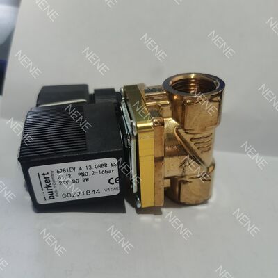 00221863 Electromagnetic Valve 6281 Type G1 1/2 2/2 Normally Closed 40.0 Flow Hole NBR Sealed Brass Valve Body AC24V 8W Burkert