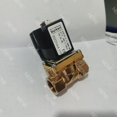 Burkert Solenoid Control Valve Brass Body 00221865 6281 G2 2/2 Normally Closed 40.0 Flow Hole NBR Seal DC24V 8W 0.2-16bar -10~+80 ℃