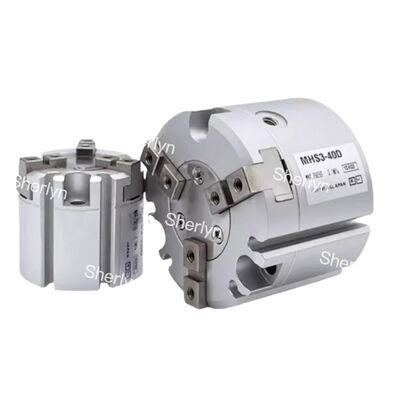 Διπλή δράση MHS2-25D 25 τρυπών SMC Δύο σαγόνια Κλειδώματος κύλινδρο