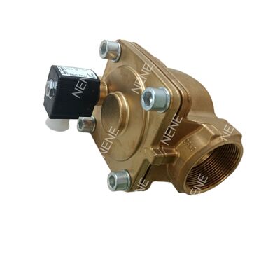 00221952 G1/2 2/2 Normally Closed 13.0 Flow Hole NBR Sealed Brass Valve Body Burkert Solenoid Valve DC24V 8W 0.2-16bar -10~+80 ℃ 6281 Type