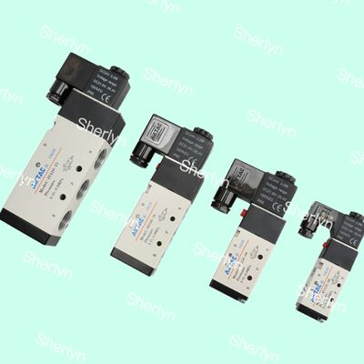 AIRTAC Βαλβίδα Αναστροφής 4V110-06 AC220V Ηλεκτροβαλβίδα Δύο Θέσεων Πέντε Οδών