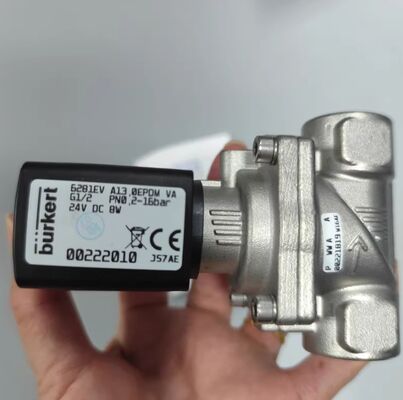 Burkert6281EV A 13 G1/2 24VDC 4-τοπική σόλενοειδή βαλβίδα από ανοξείδωτο χάλυβα 00222010