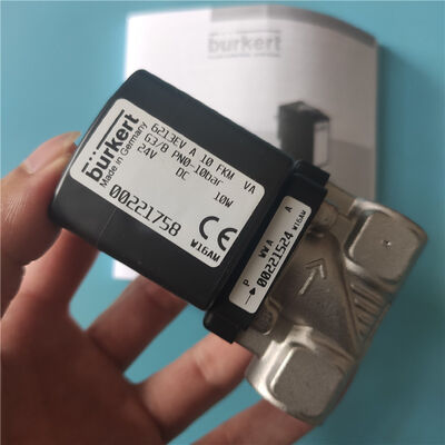 6213 Τύπος G3/8 2/2 Κανονικά Κλειστό 00221758 00221759 00221761 Ανοξείδωτο Ατσάλι Burkert