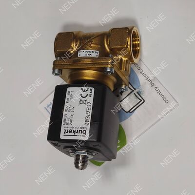 DC24V BURKERT Τύπου 6281 00221868 G3/8 2/2 Κανονικά Κλειστό Σώμα Βαλβίδας από Ορείχαλκο Λειτουργία Χειροκίνητης Παράκαμψης 13.0 Διάφραγμα Ροής FKM Seal 8W 0.2-16bar 0 έως +120°C