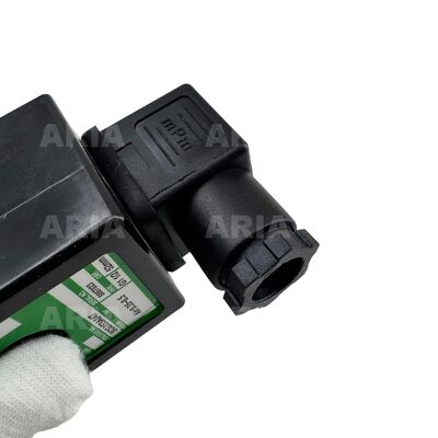 Ηλεκτρική διεπαφή με επίπεδη πρίζα ASCO Σολενοειδής βαλβίδα Τυλιγμένο κέλυφος IP65 Επίπεδο προστασίας με μονόκλιση κλάσης F 155 βαθμούς Κελσίου