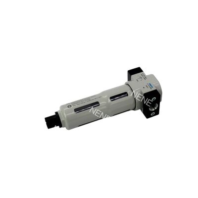 Φίλτρο πεπιεσμένου αέρα Festo LF-1/4-D-MINI-A 159617 Περίβλημα από κράμα ψευδαργύρου Μεταλλικό δοχείο Προστατευτικό Φίλτρο πυροσυσσωματωμένο Σπείρωμα G1/4 0,5-12 bar 40 μm Πλήρως αυτόματη αποστράγγιση
