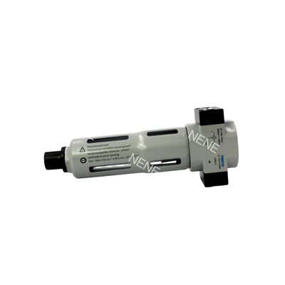 159631 Festo LFR-1/4-D-MINI Φίλτρο-Ρυθμιστής με Χειροκίνητη Αποστράγγιση από Κράμα Ψευδαργύρου 40μm G1/4 0.5-12bar Με Μανόμετρο