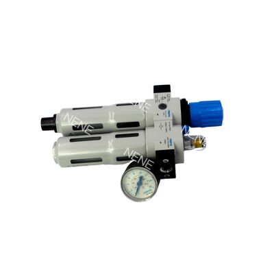 Festo FRC-3/8-D-MINI-A 162736 1200l/min 0,5-12bar G3/8 40μm Πλήρως αυτόματη μονάδα μείγματος ψευδαργύρου αποχέτευσης με μετρητή πίεσης