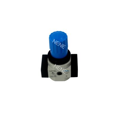 Ρυθμιστής πίεσης διαφράγματος Festo LR-3/8-D-7-MINI 162584 0.5-7bar G3/8 από χυτό ψευδάργυρο, άμεσης δράσης, με μανόμετρο, 1800L/min, με κλειδούμενο περιστροφικό κουμπί