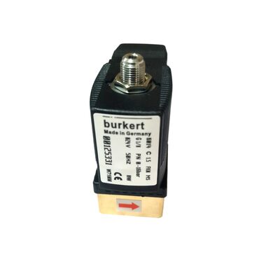 2/2 NC Direct Acting Solenoid Valve 00125304, G1/4 Inch Port, 3.0 Flow Oriffice, FKM Sealed Brass Valve, 220V AC Industrial Power, Εργασιακή πίεση 10bar