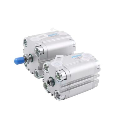 Πνευματικός κύλινδρος σειράς ADVU Festo ADVU-12-30-A-P-A 156591 Εξωτερικό σπείρωμα 12x30mm Θύρα M5 Κυλίνδρου διπλής δράσης Μαγνητικό έμβολο ISO 6432 Συμπαγές