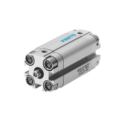 Φεστό ADVU-16-25-P-A 156511 25mm εγκεφαλικό εσωτερικό νήμα συμπαγές κύλινδρο αέρα 16mm διάτρηση διπλής δράσης M5 πύλη μαγνητικό δαχτυλίδι ISO 6432