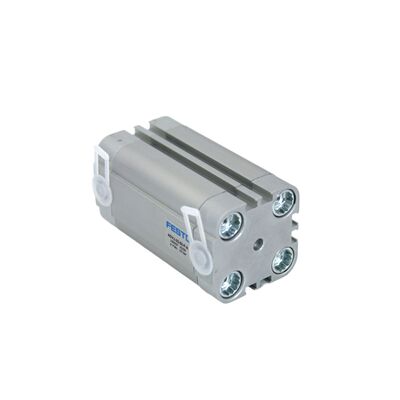 FESTO ADVU-20-25-P-A 156518 Magnetic Sensor Ready 20mm Διάμετρος 25mm Εσωτερικό σπείρωμα Push-Pull Συμπαγής κύλινδρος M5 Διπλής δράσης ISO 6432 for Carton Pusher