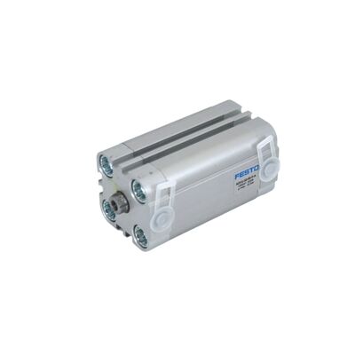 FESTO ADVU-20-25-P-A 156518 Magnetic Sensor Ready 20mm Διάμετρος 25mm Εσωτερικό σπείρωμα Push-Pull Συμπαγής κύλινδρος M5 Διπλής δράσης ISO 6432 for Carton Pusher