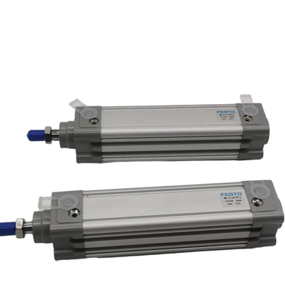 160mm Extended Stroke FESTO DNC32-160-PPV-A 163311 Διπλό ενεργό πνευματικό κύλινδρο 32mm με διμερή ανεξάρτητα ρυθμιζόμενο μαξιλάρι PPV