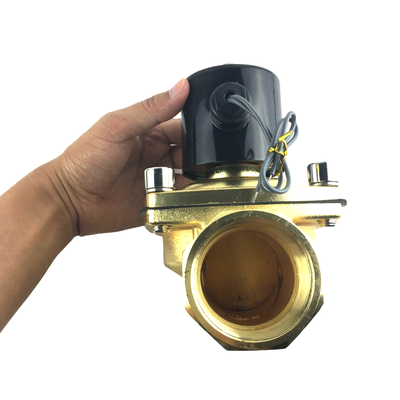 Υλικό FKM Viton Seal Pilot Diaphragm Σολενοειδής βαλβίδα Λειτουργεί εντός 0 έως 0,5 MPa Πίεση για Βιομηχανική Αυτοματοποίηση 2W-200-20