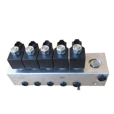 1-Inlet-8-Outlet 2V025-06-8F Πολλαπλή βαλβίδα ηλεκτρομαγνητικής βαλβίδας και 2V025-06-10F 1-Inlet-10-Outlet FKM Δακτύλιος στεγανοποίησης πολλαπλών θέσεων Βαλβίδα εισαγωγής αέρα