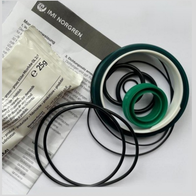 Norgren Industrial Pneumatic Cylinder Spare Seal Kit QA/8040/00 Ανταλλακτικά Στεγανοποίησης Ανθεκτικά στη Φθορά Κατάλληλα για Κύλινδρο 40mm Μειώστε τον Χρόνο Διακοπής Λειτουργίας Εξοπλισμού Αυτοματοποιημένης Συναρμολόγησης