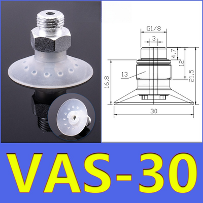 FESTO VAS30 Πνευματική Βεντούζα Διαμέτρου 30mm Πολύχρωμη Σιλικόνη Νιτριλίου Ανθεκτική στη Φθορά για Μεταφορά Υλικών από Ρομπότ