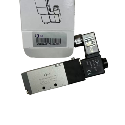Βαλβίδα Ηλεκτρομαγνητική VCB22A517D-CA213F NORGREN Σπείρωμα G1/8 24VDC 5/2 Μονός Ηλεκτρομαγνητικός Ελατηρίου Επιστροφής Πνευματική Βαλβίδα Κατευθυντικού Ελέγχου IMI Norgren Γνήσια