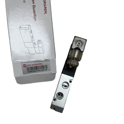 Βαλβίδα Ηλεκτρομαγνητική VCB22A517D-CA213F NORGREN Σπείρωμα G1/8 24VDC 5/2 Μονός Ηλεκτρομαγνητικός Ελατηρίου Επιστροφής Πνευματική Βαλβίδα Κατευθυντικού Ελέγχου IMI Norgren Γνήσια