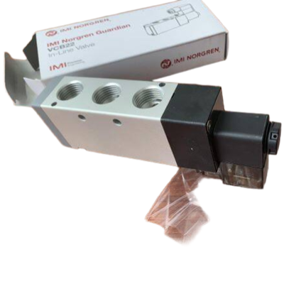 3350 L/min Υψηλής Ροής NORGREN VCB22D517A-AD213L Ηλεκτρομαγνητική Βαλβίδα G1/2 24VDC 5/2 Ελατηρίου Επιστροφής Πνευματική Βαλβίδα Συρόμενου Τύπου IP65 Σώμα Αλουμινίου