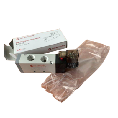 3350 L/min Υψηλής Ροής NORGREN VCB22D517A-AD213L Ηλεκτρομαγνητική Βαλβίδα G1/2 24VDC 5/2 Ελατηρίου Επιστροφής Πνευματική Βαλβίδα Συρόμενου Τύπου IP65 Σώμα Αλουμινίου