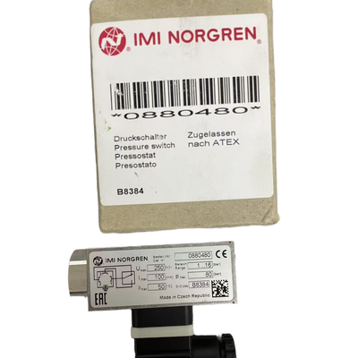 Αντιεκρηκτικός διακόπτης πίεσης NORGREN 0880480 με σπείρωμα G1/4 1 έως 16bar διακόπτης ελέγχου πίεσης για επικίνδυνες περιοχές