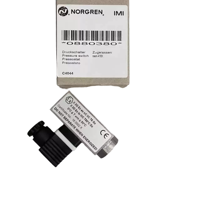 0.5 έως 8bar Πυροστασία από έκρηξη Πυροσκόπτης IMI NORGREN 0880380 G1/4 Πυροσκόπτης ενδιάμεσης κλειδαριάς για σωλήνες χημικών