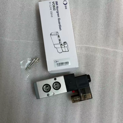 5/2 Πιλοτική Βαλβίδα Κατευθύνσεως VCB22B417A-AB219J Norgren G1/4 24VDC, Ανταλλακτικό για Γραμμές Συναρμολόγησης