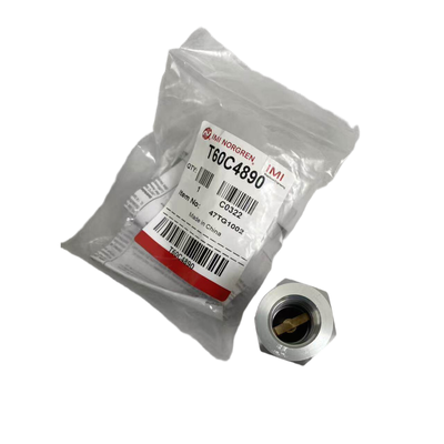 IMI Norgren T60C4890 Βαλβίδα Ασφαλείας Πνευματικού Αέρα G1/2 Σπείρωμα Βαλβίδα Διακοπής Υπερβολικής Ροής για Πρόληψη Σπασίματος Σωλήνα