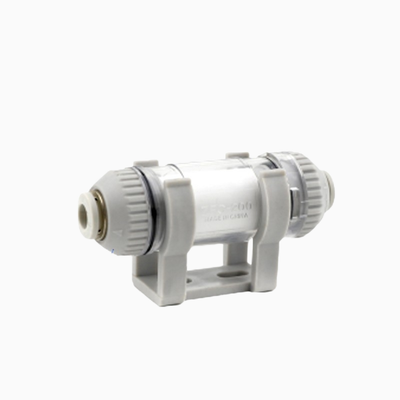 SMC ZFC100‑04B ZFC Series In‑Line Air Suction Filter 10μm Filtration For 4MM Tubing Anti‑Rotation Lock Bracket Mount Prevent Contaminant Damage To Vacuum Ejector Pneumatic Circuit