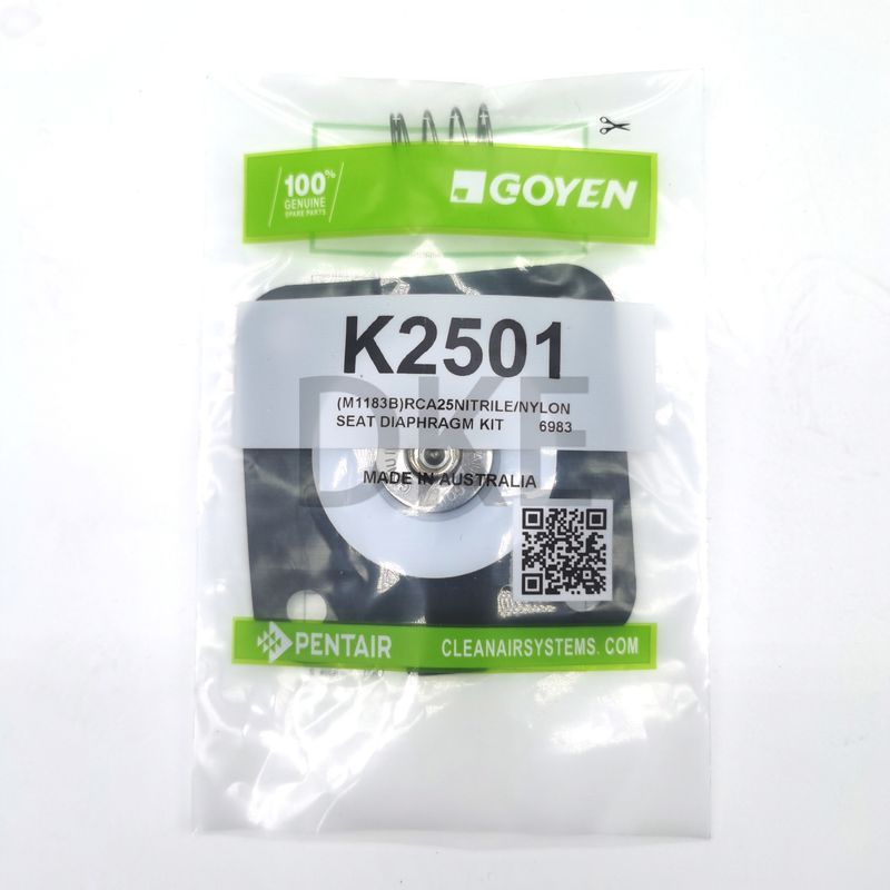 K2501 (M1183B) Διάφραγμα βαλβίδας παλμού Goyen CA25 RCA25 Βαλβίδα μοντέλο DD, FS, MM, σειρά T