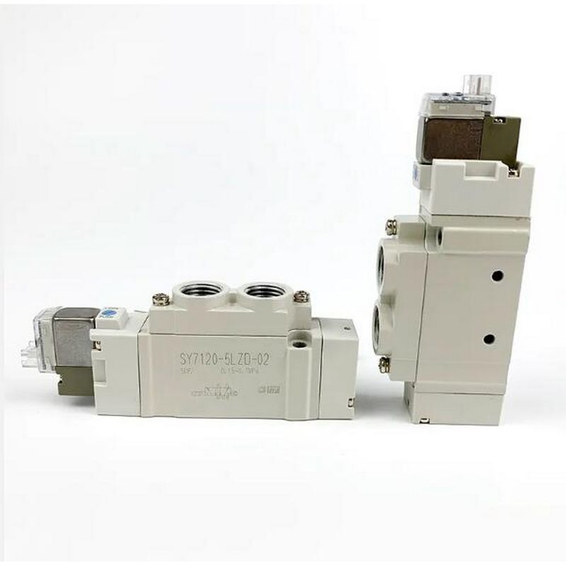 SMC SY7120-5LZD-C6 Σολενοειδής βαλβίδα 2 θέσεων μεμονωμένη μία επαφή Μεγέθος θύρας ø6 DC24V
