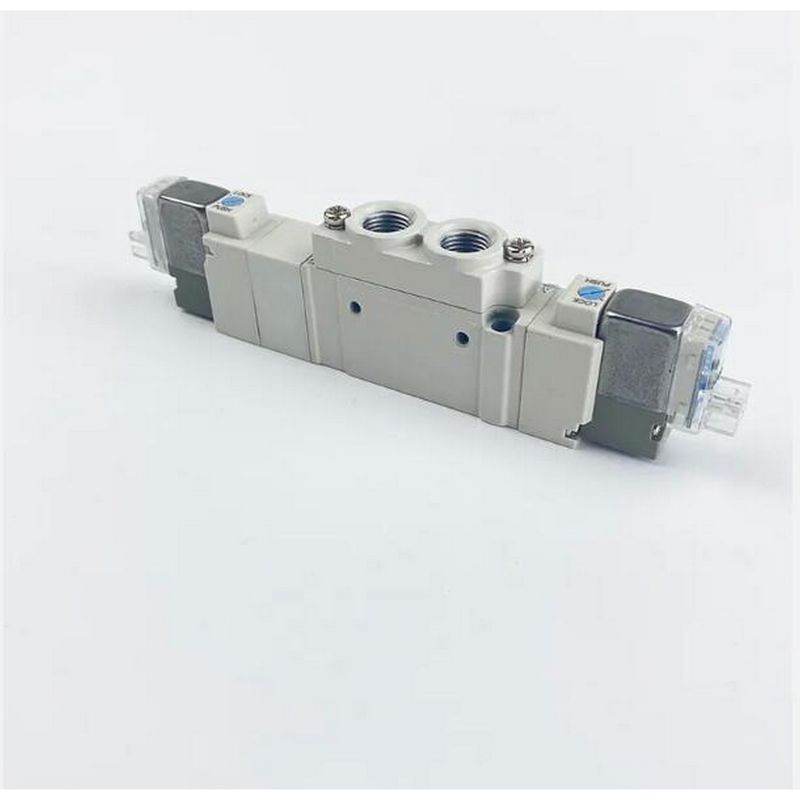 SMC SY5320-6LZD-C8 DC12V Σολενοειδής βαλβίδα με ένα άγγιγμα 3 θέσεις Κλειστή κεντρική θύρα Μέγεθος ø8