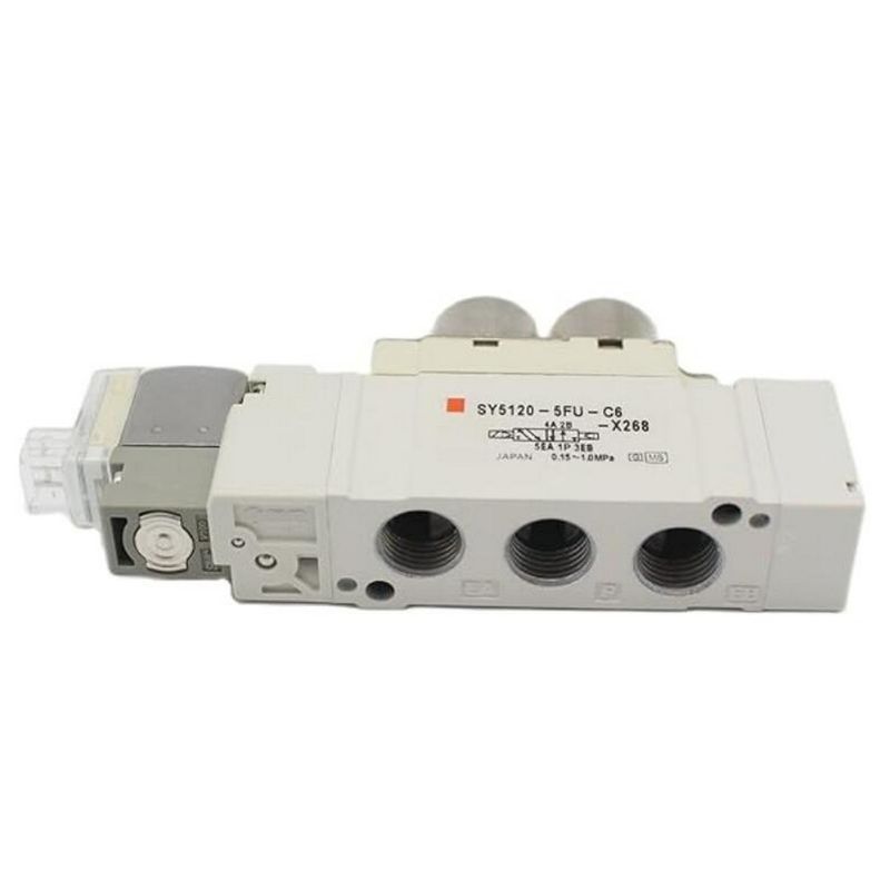 SY5320-5LZD-01 SMC Σολενοειδής βαλβίδα 3 θέση Κλειστό κέντρο DC24V Μεγέθος θύρας 1/8