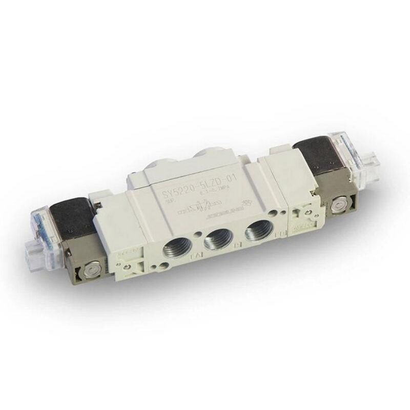 SMC SY5120-5LZD-C8 2 θέσεις μονό άγγιγμα μίας επαφής ø8 Πνευματική βαλβίδα ηλεκτροσόκ DC24V