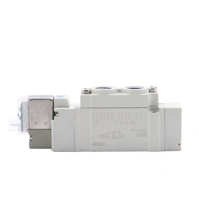 Σολενοειδής βαλβίδα SY5120-5LZD-01 SMC2 θέση Single DC24V Port Μέγεθος 1/8 Thread Pipe