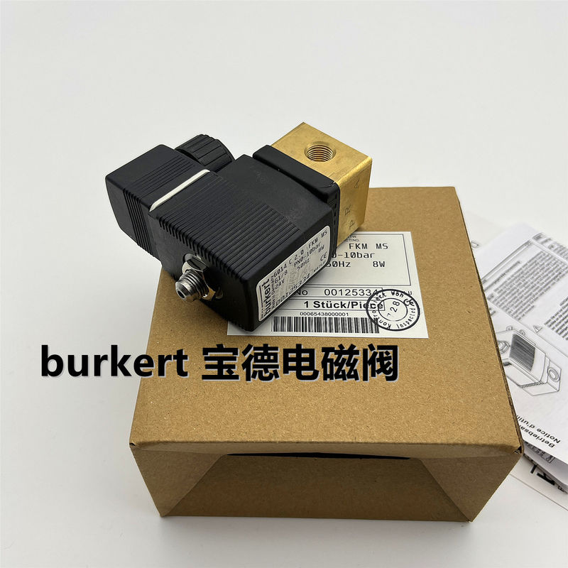 Burkert 6014 σόλενοειδής βαλβίδα 00125334 C2.0 FKM G1/8 0-10bar 24V 50HZ Τύπος πλάκας