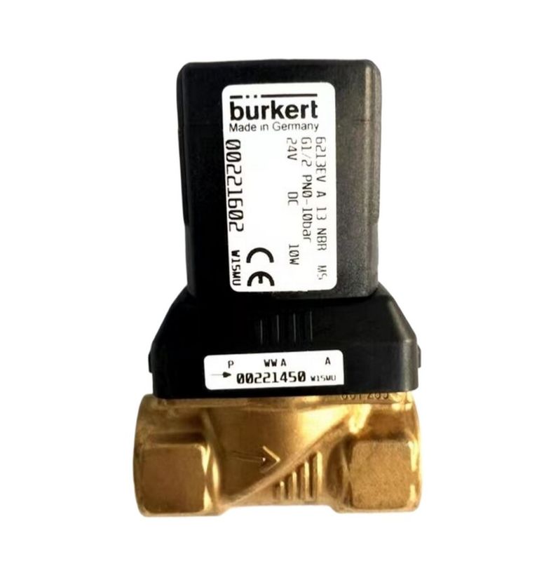 00308506 BURKERT Σολενοειδής βαλβίδα G1 2/2 Συνήθως κλειστή 25 Τρύπα ροής FKM Σφραγισμένο σώμα βαλβίδας 8W 1-32bar