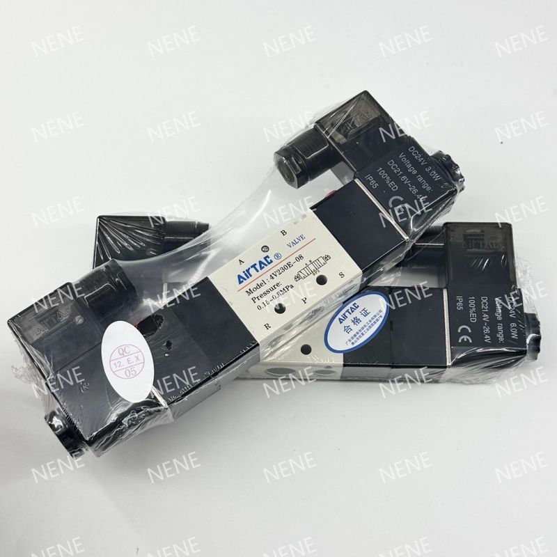 Σολενοειδής βαλβίδα 4V330C-08 AIRTAC για αέρα 0,15 έως 0,8 MPa 21 έως 114 Psi υγρό αέρα