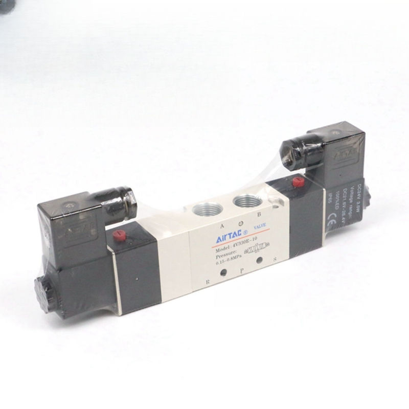 Airtac 4V330E-10: Σολενοειδής Αεροσυσκευή ((5/2,5/3 τρόπο) - 4V330E10BI 4V330P-10 AC220V