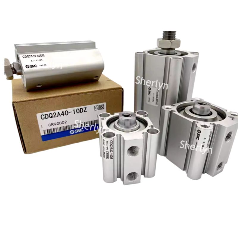 Σειρά SMC CQ2 Συμπαγής Κύλινδρος CQ2A12-15D Τυπικός Τύπος Διπλής Ενέργειας Μονής Ράβδου