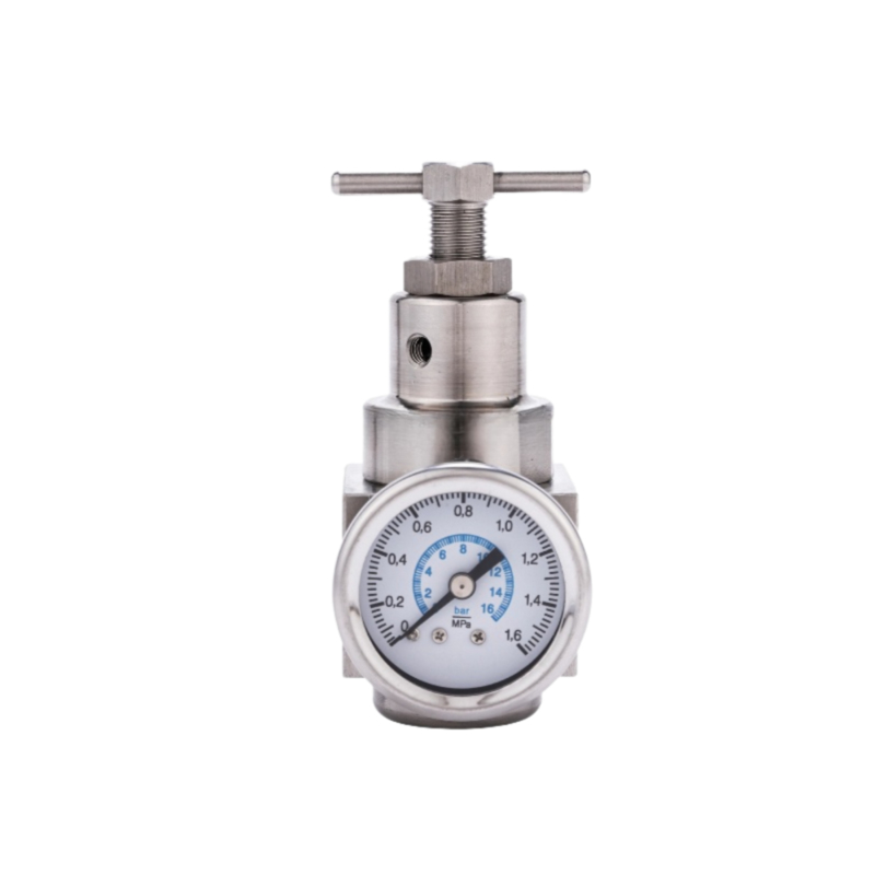 SR400 3/8“ 1/2” Ρυθμιστής φίλτρου πνευματικού λιπαντήρα από ανοξείδωτο χάλυβα βαλβίδα ρύθμισης πίεσης