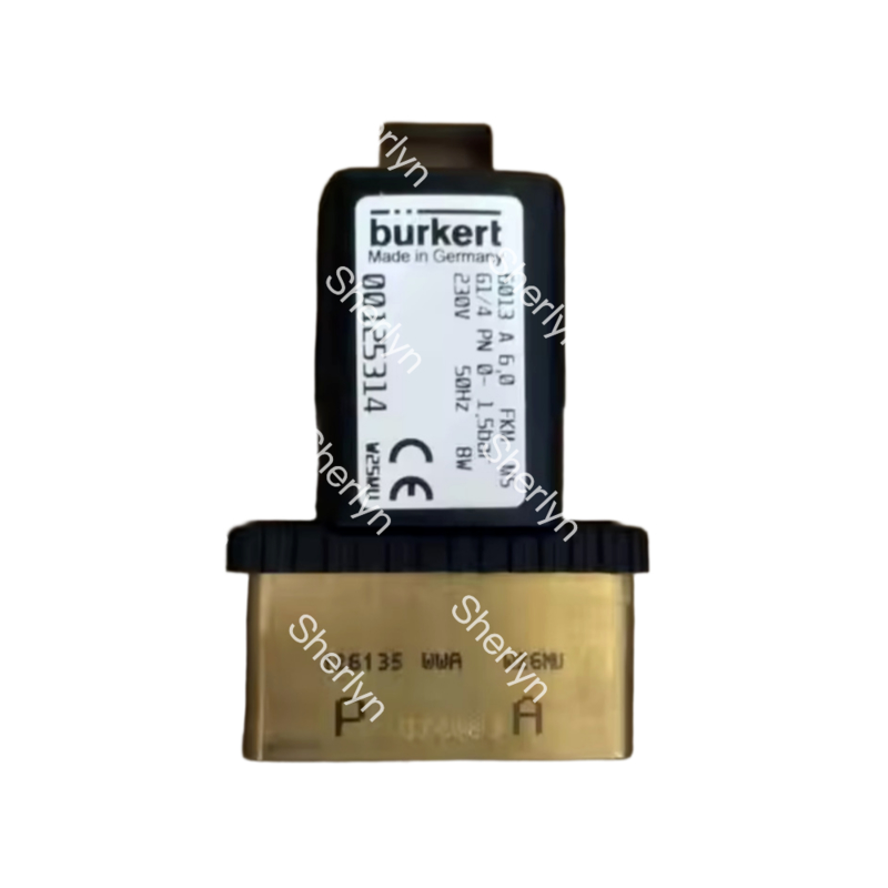 Burkert 6281 Τύπος 00221844 G1/2 NBR Σφραγισμένο σώμα βαλβίδας από χαλκό DC24V