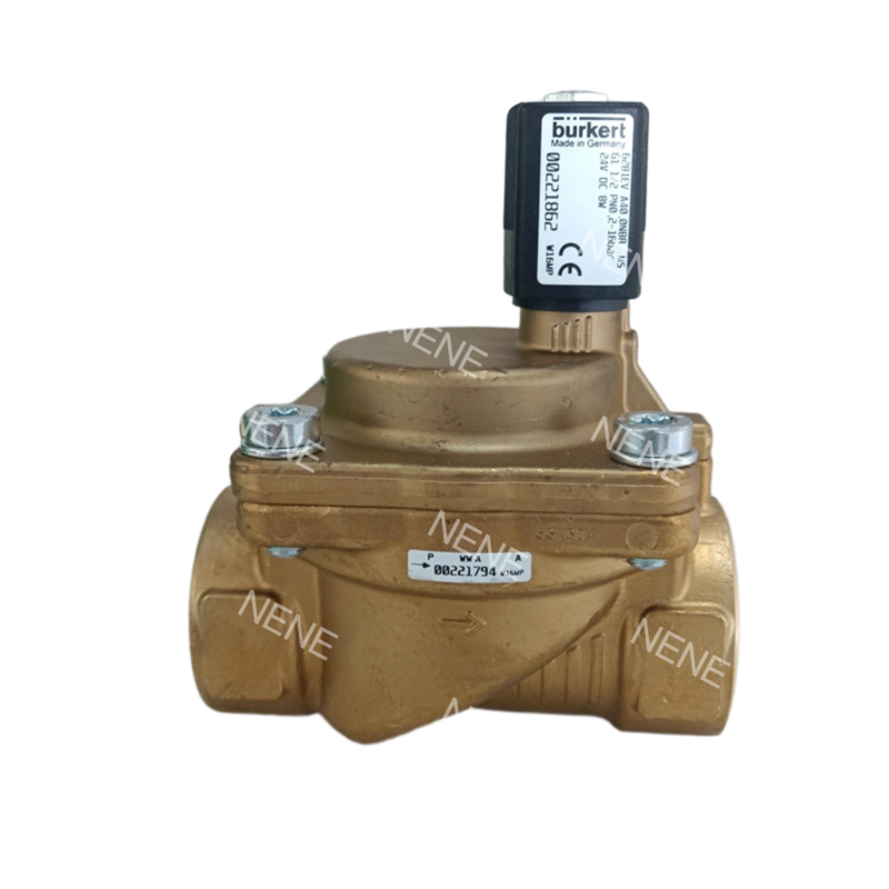00221846 6281 G1/2 2/2 Κανονικά Κλειστό 13.0 Flow Hole NBR Σφραγισμένο Σώμα Βαλβίδας από Ορείχαλκο AC220V 8W 0.2-16bar -10~+80 ℃ Βαλβίδα Σολενοειδούς BURKERT