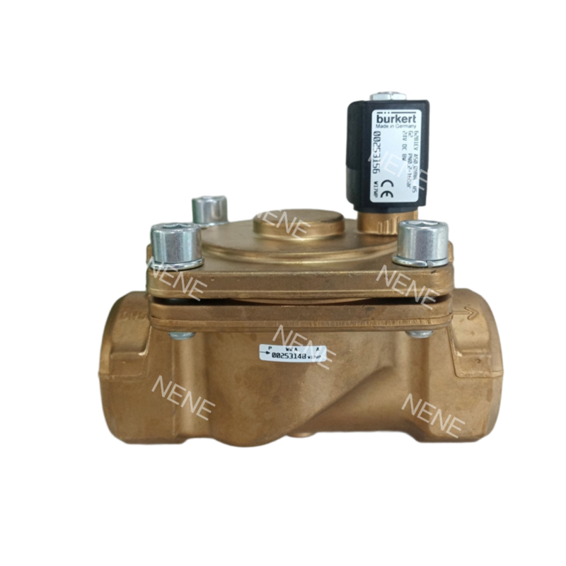 Βαλβίδα σωληνοειδούς Burkert 00221851 6281 G3/4 2/2 Κανονικά Κλειστή 20.0 Οπή Ροής NBR Σφραγισμένο Σώμα Βαλβίδας από Ορείχαλκο AC24V 8W